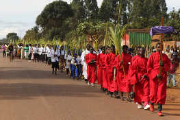 Palm Sunday procession