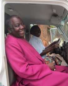 Bp Andre in the vehicle