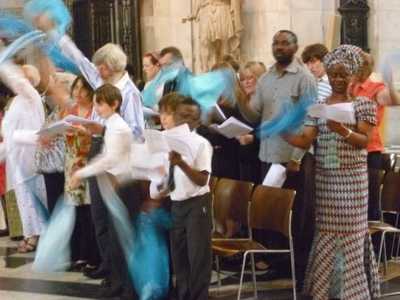 The procession