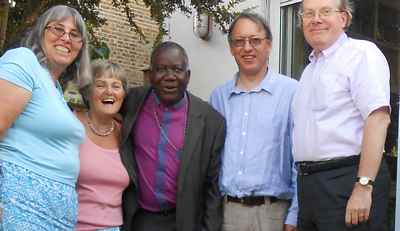 Bishop Soares with ALMA people