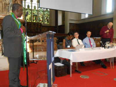 Bishop Soares at London Diocesan Synod