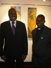 Padre Andrice and Mozambique Ambassador