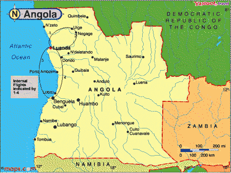 Angola Map