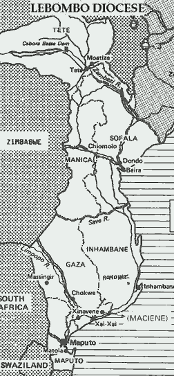 Lebombo Diocese Map