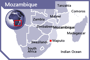 Map of Mozambique