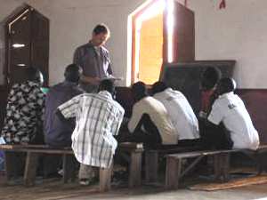 Derek teaching Catechists