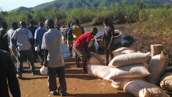 Flood Relief visit