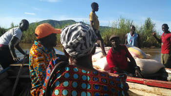 Flood Relief visit