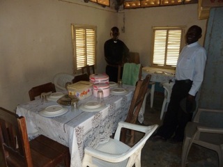 Hut interior