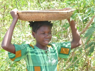 Woman with basket