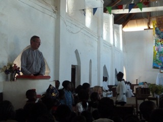 Preaching in the cathedral