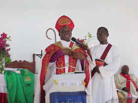 Bishop Carlos at the Consecration