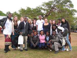 group at the farewell