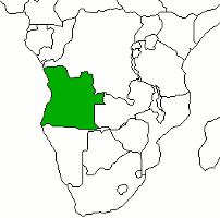 Map Angola