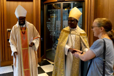 Bishop Lusa and Bishop Augusto