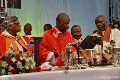 Archbishop Thabo presides