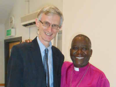 Bishop Soares and Peter Southwood