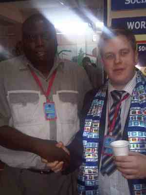 Goodwin Mnyawa and Chris Ford