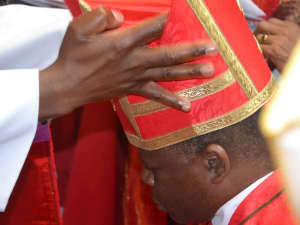 Mitre placed on Bp Carlos